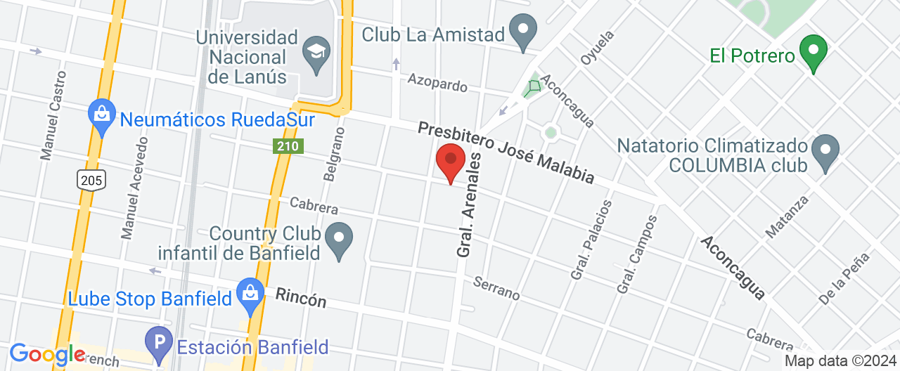 Mapa de la ubicación