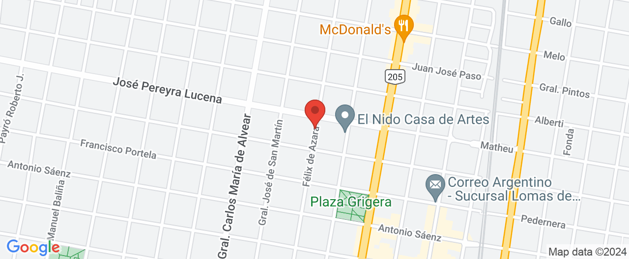 Mapa de la ubicación