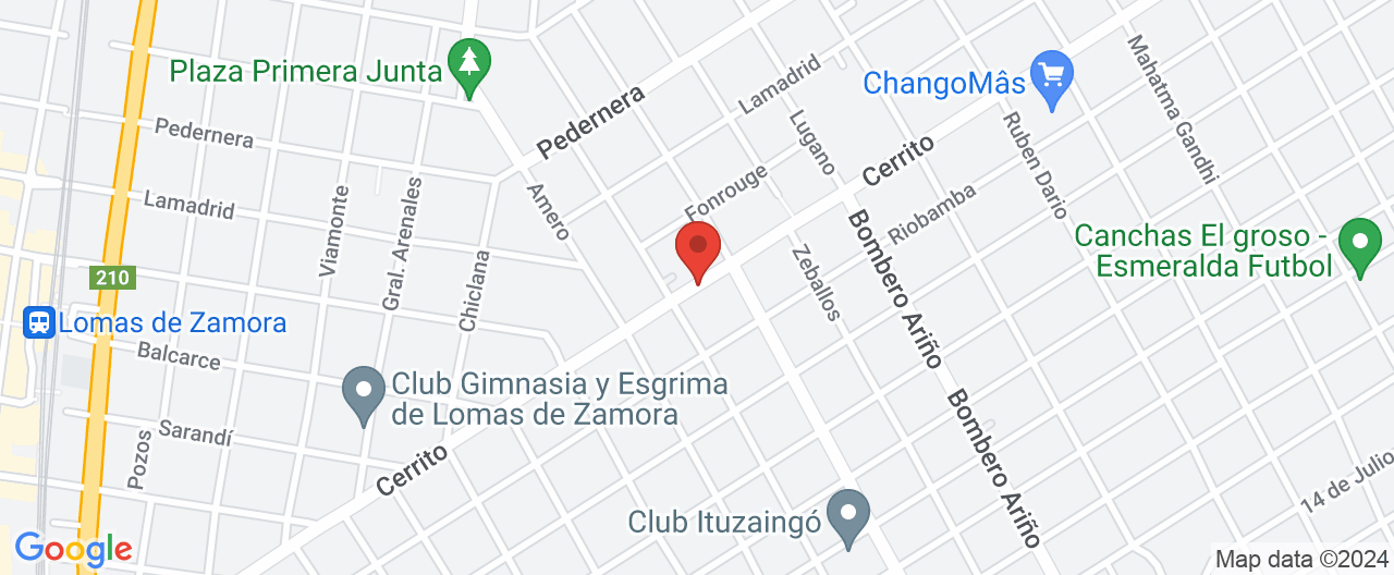 Mapa de la ubicación