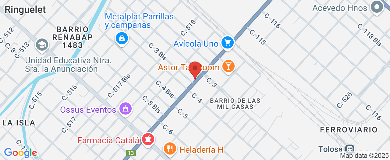 Mapa de la ubicación