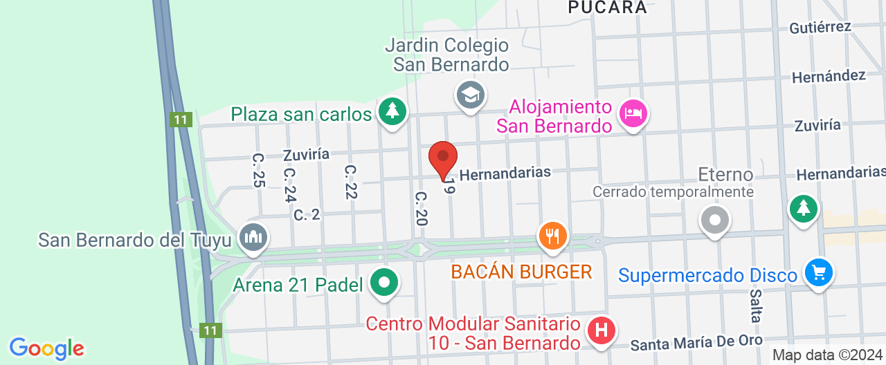 Mapa de la ubicación