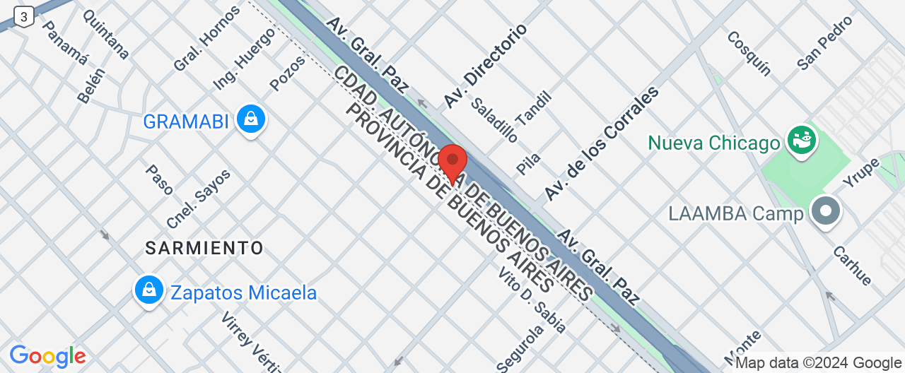 Mapa de la ubicación