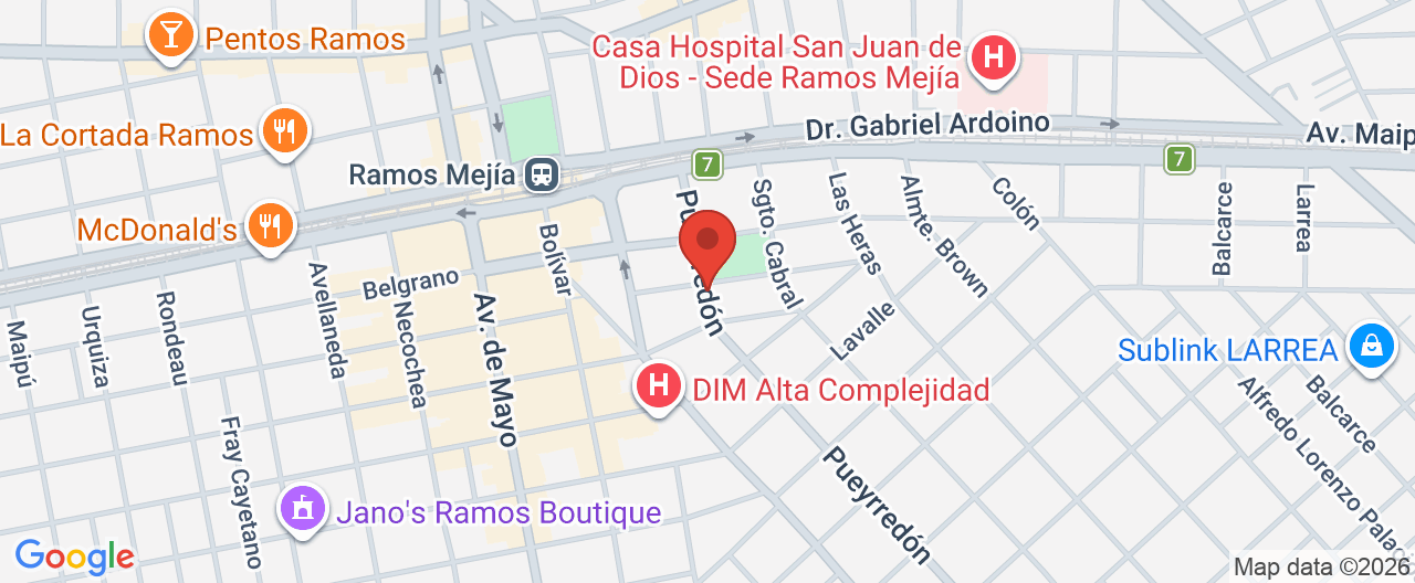 Mapa de la ubicación