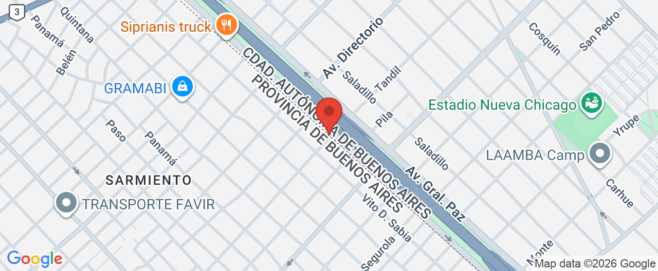 Mapa de la ubicación