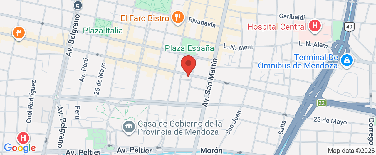Mapa de la ubicación