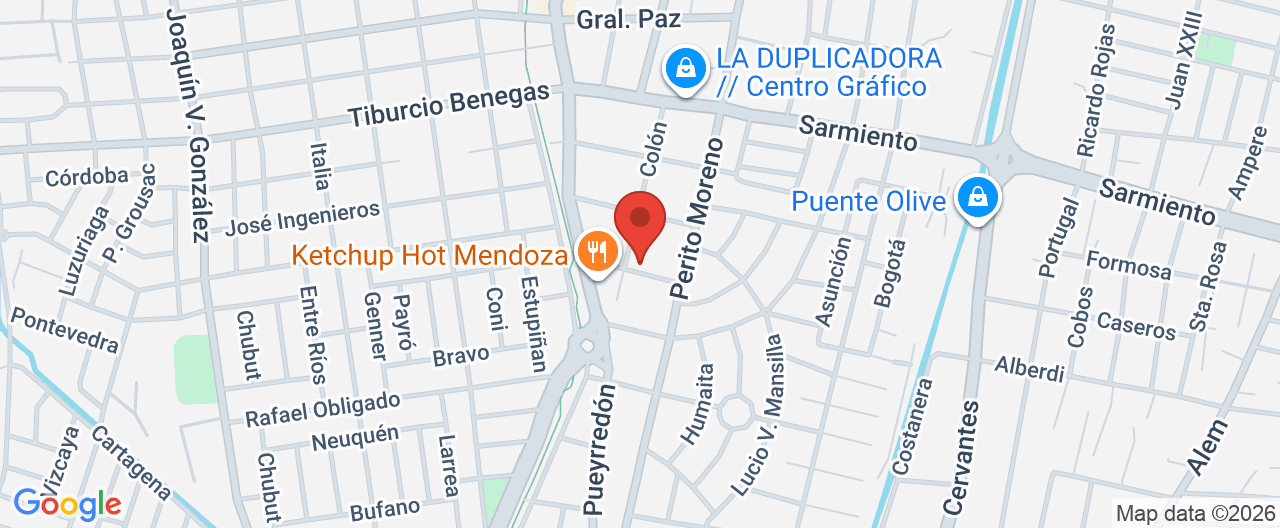 Mapa de la ubicación