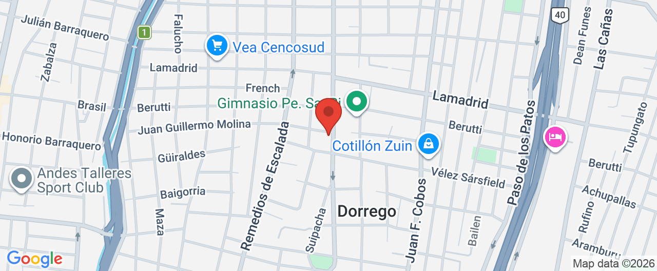 Mapa de la ubicación