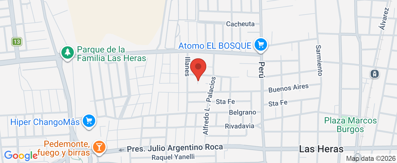 Mapa de la ubicación