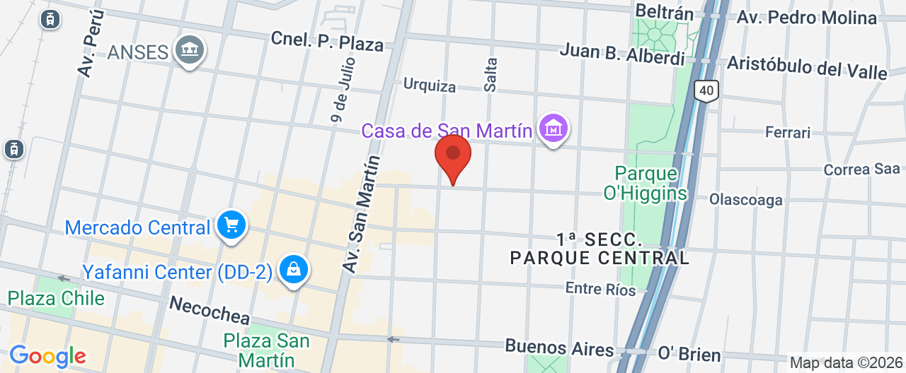 Mapa de la ubicación