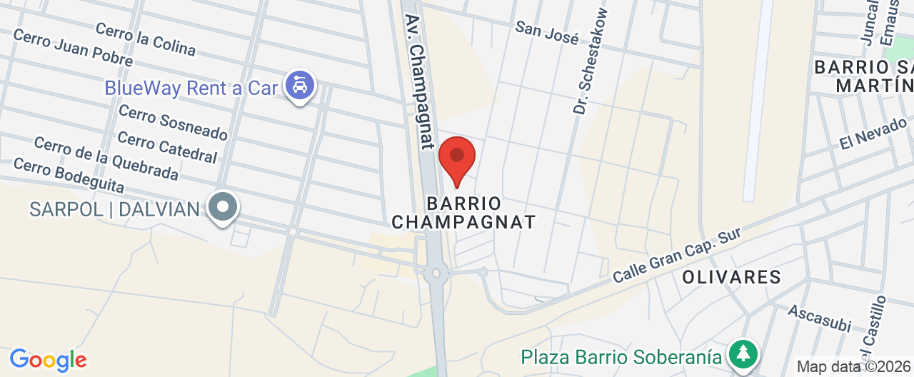 Mapa de la ubicación