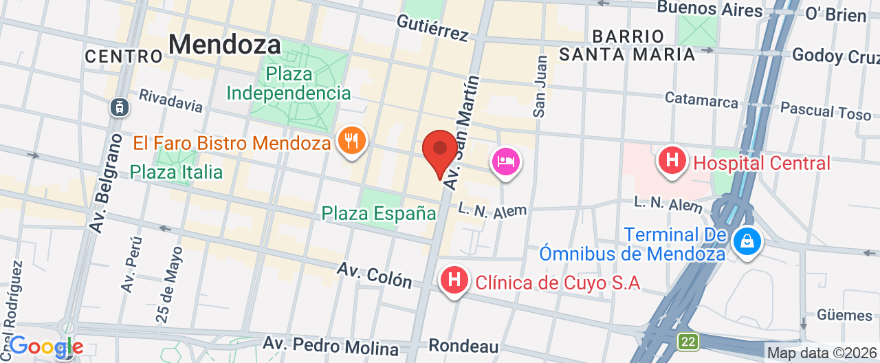 Mapa de la ubicación
