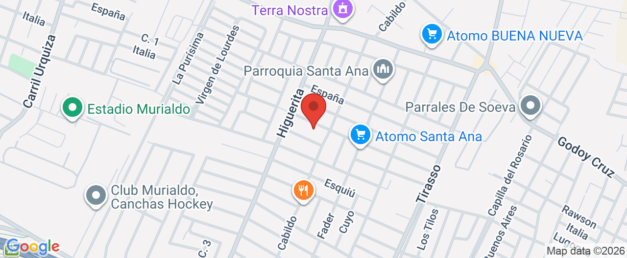 Mapa de la ubicación