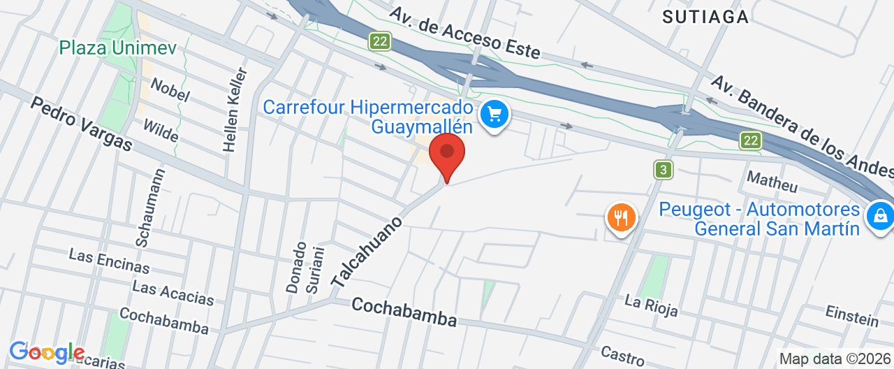 Mapa de la ubicación