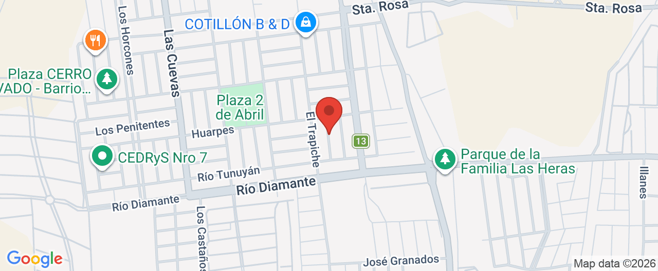 Mapa de la ubicación