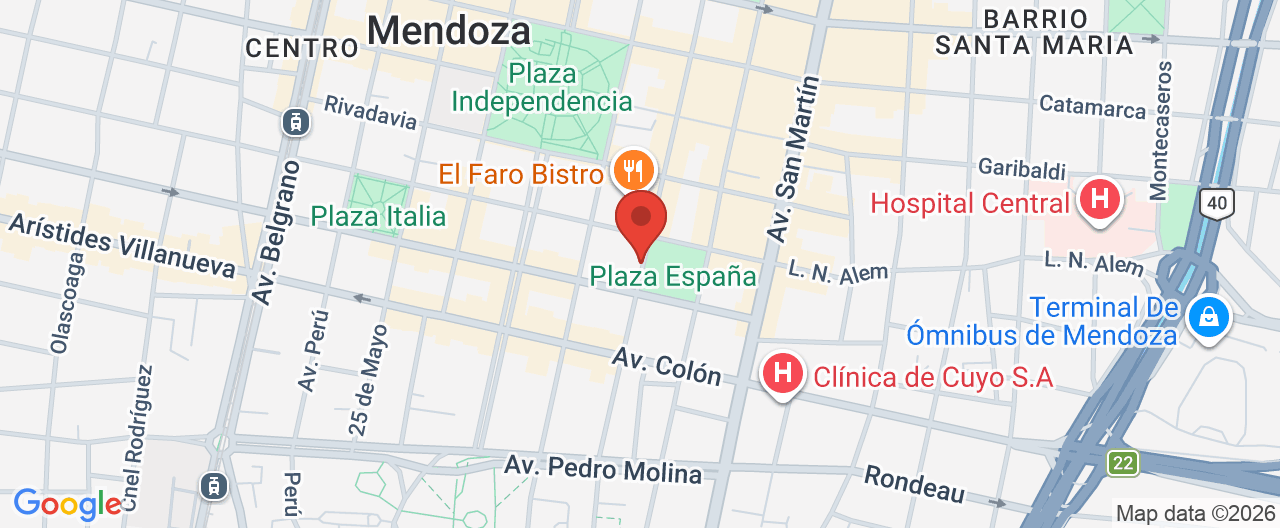 Mapa de la ubicación