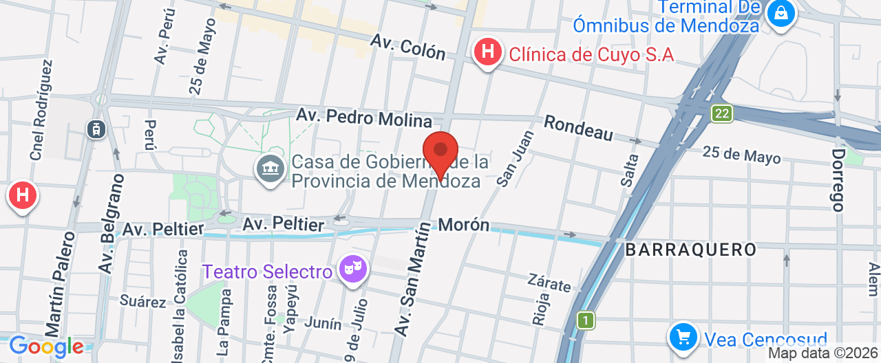 Mapa de la ubicación