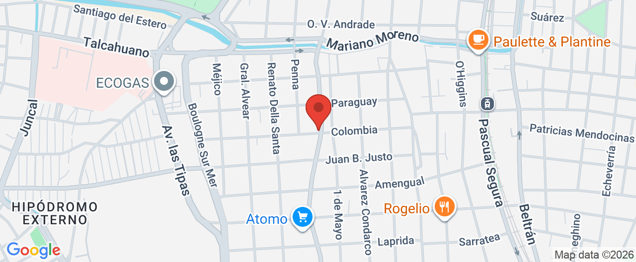 Mapa de la ubicación