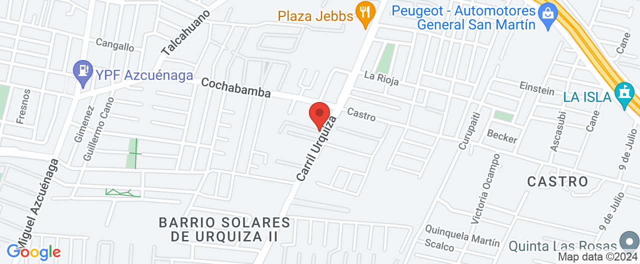 Mapa de la ubicación