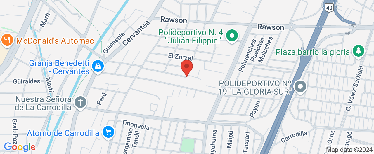 Mapa de la ubicación