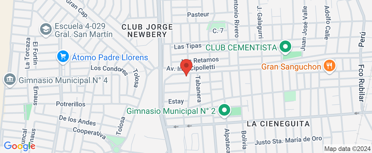 Mapa de la ubicación