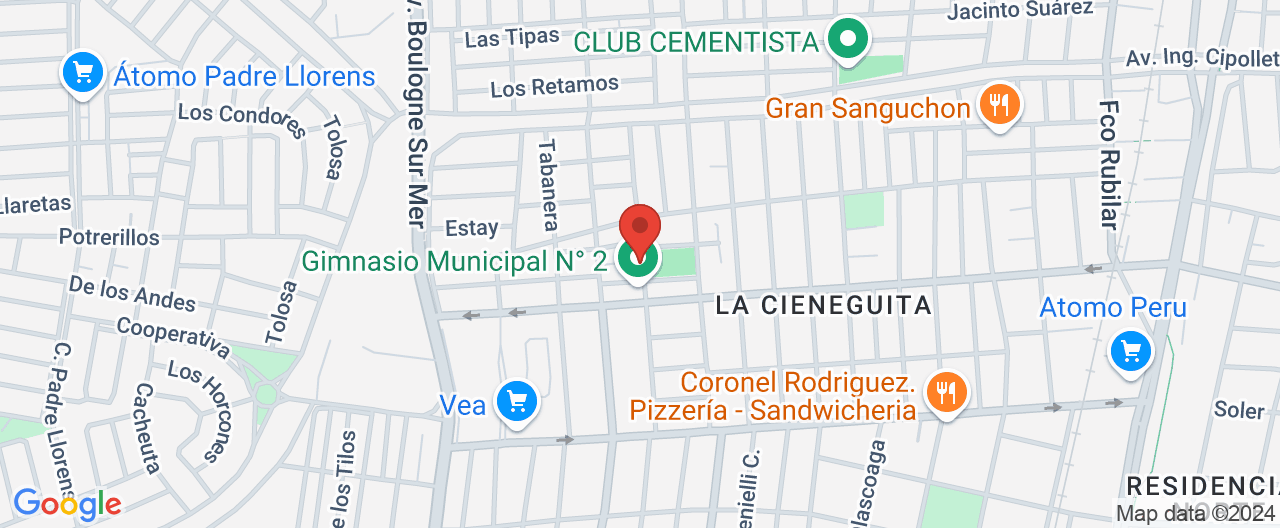 Mapa de la ubicación