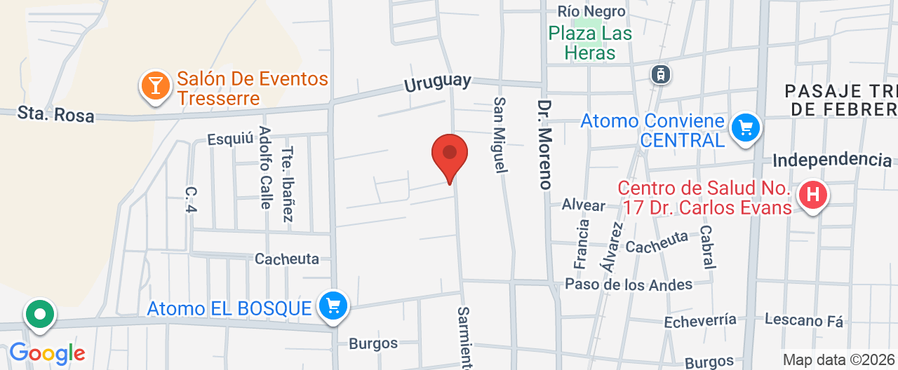 Mapa de la ubicación