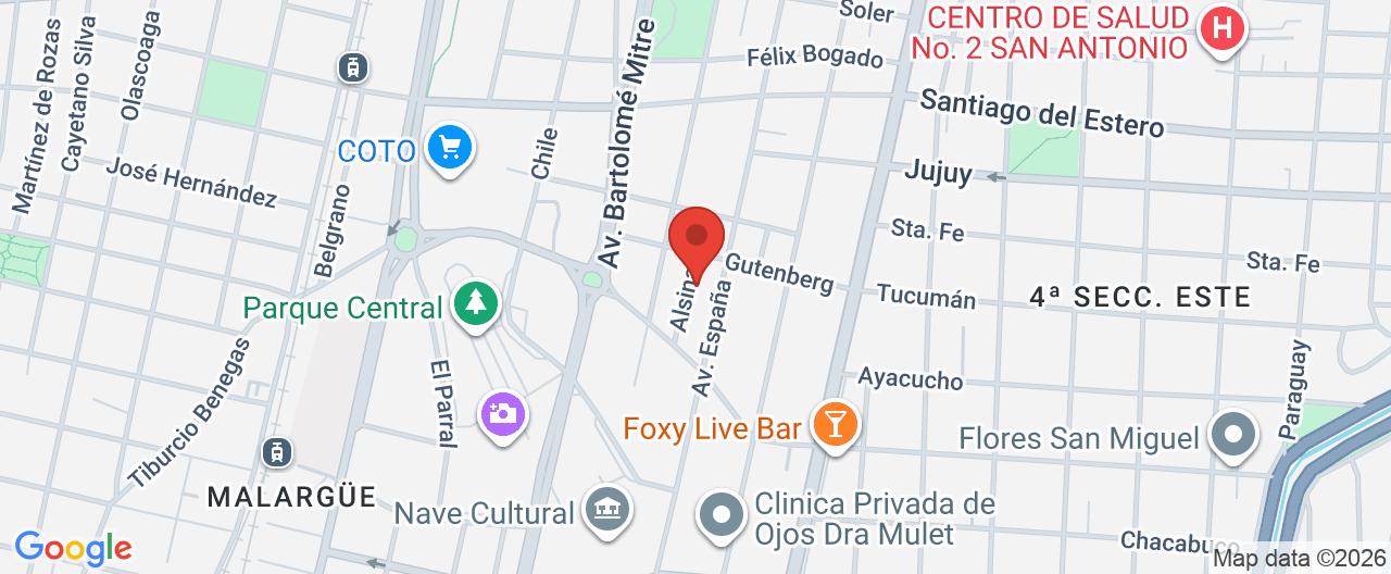 Mapa de la ubicación