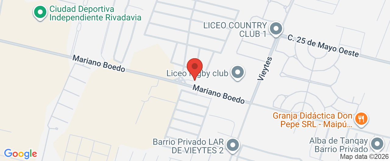 Mapa de la ubicación