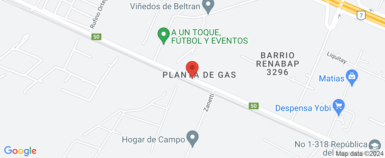 Mapa de la ubicación