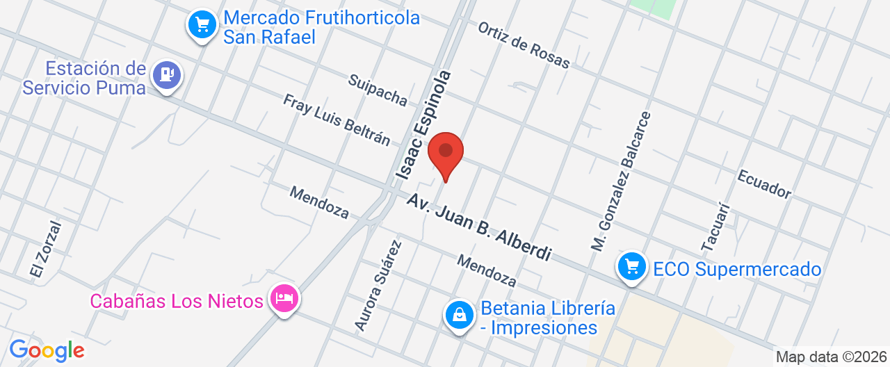 Mapa de la ubicación