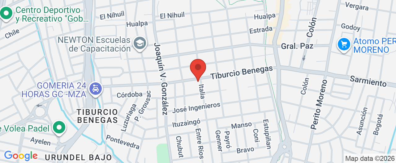 Mapa de la ubicación
