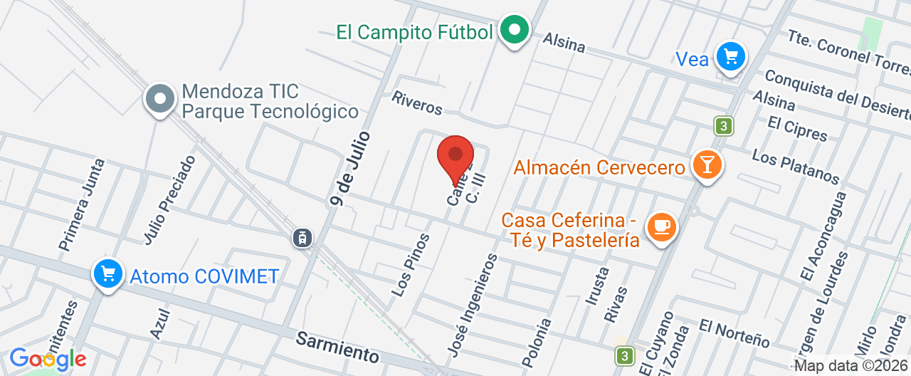 Mapa de la ubicación