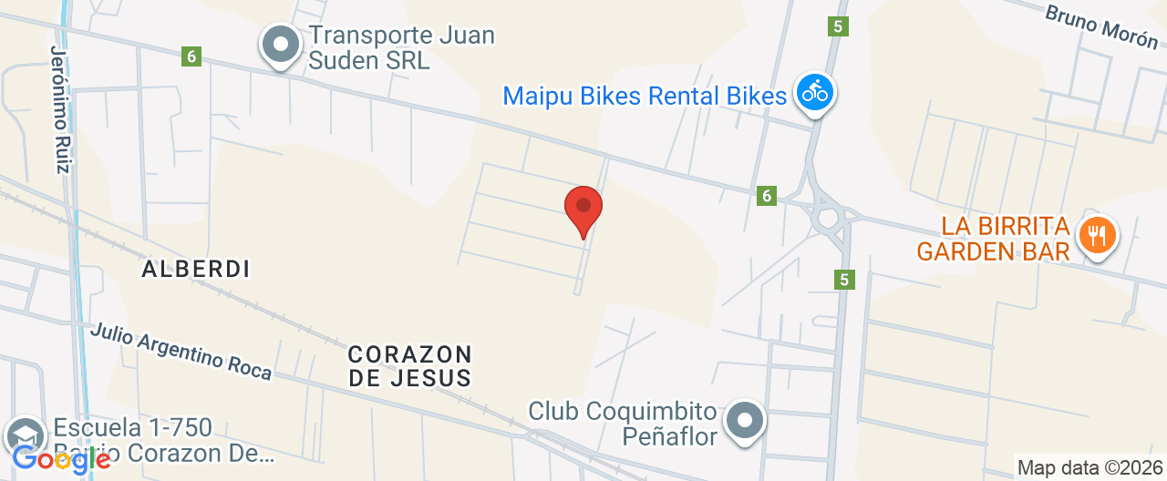 Mapa de la ubicación
