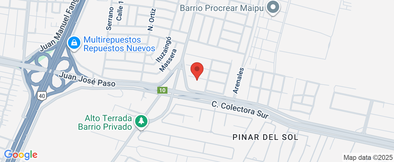 Mapa de la ubicación