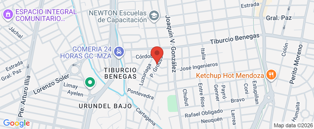 Mapa de la ubicación