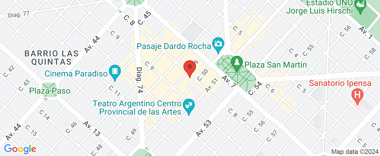 Mapa de la ubicación