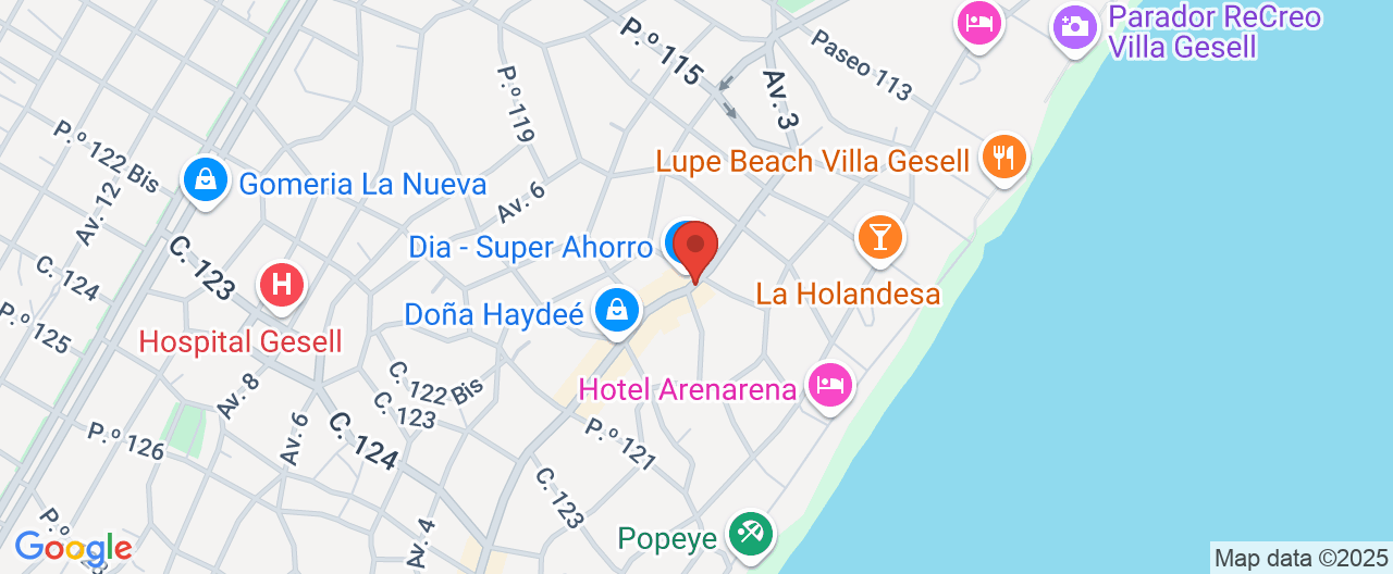 Mapa de la ubicación