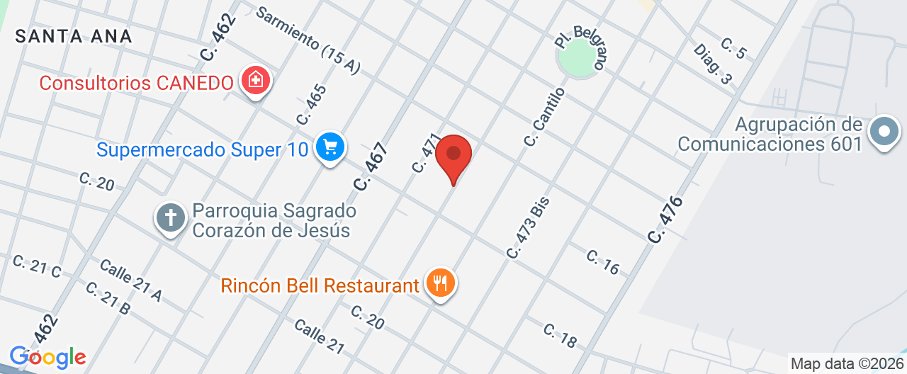 Mapa de la ubicación