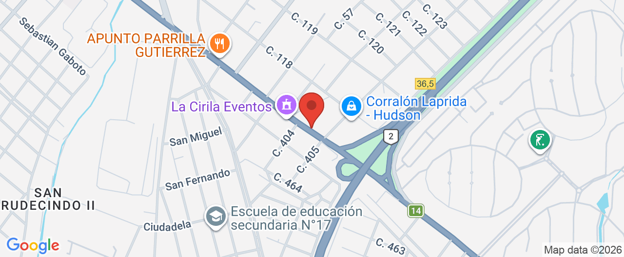 Mapa de la ubicación
