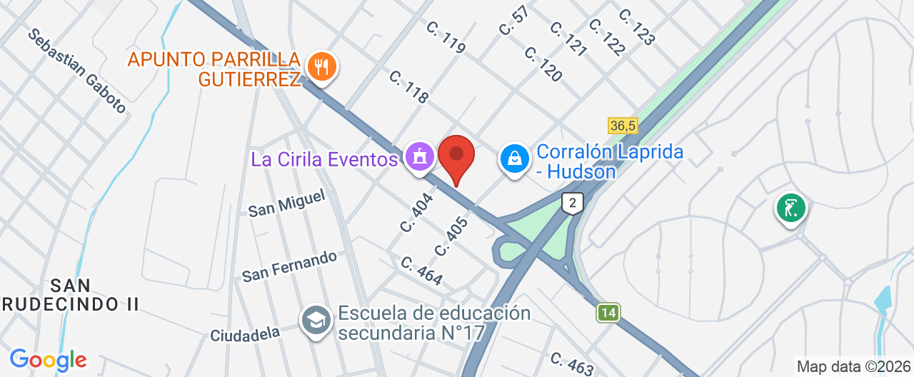 Mapa de la ubicación