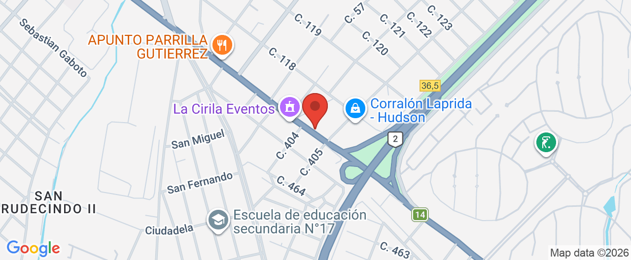 Mapa de la ubicación
