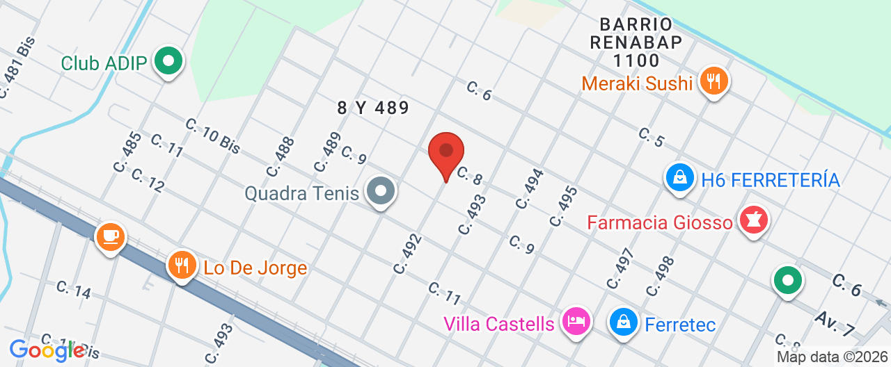 Mapa de la ubicación