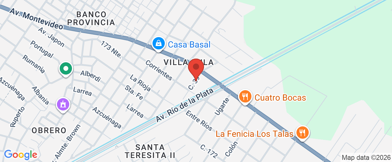 Mapa de la ubicación