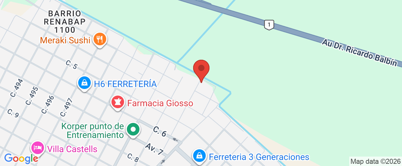 Mapa de la ubicación