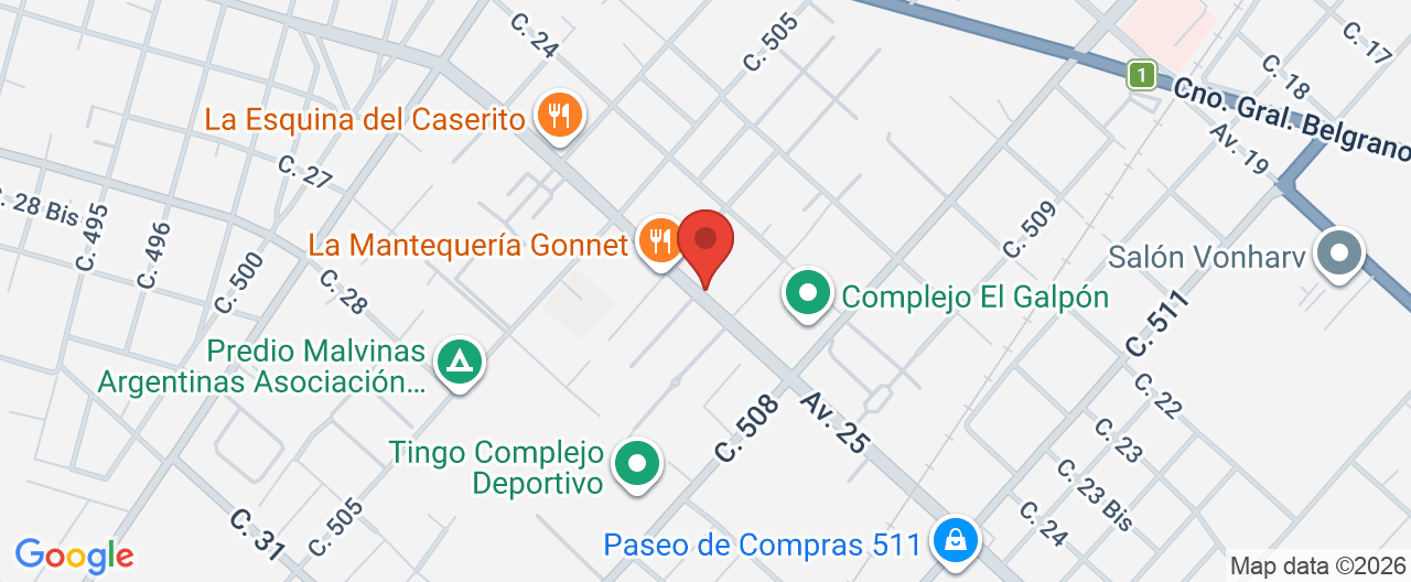 Mapa de la ubicación