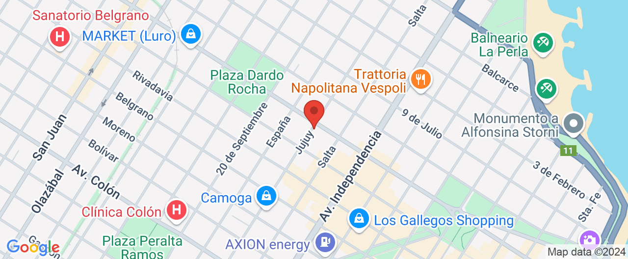 Mapa de la ubicación