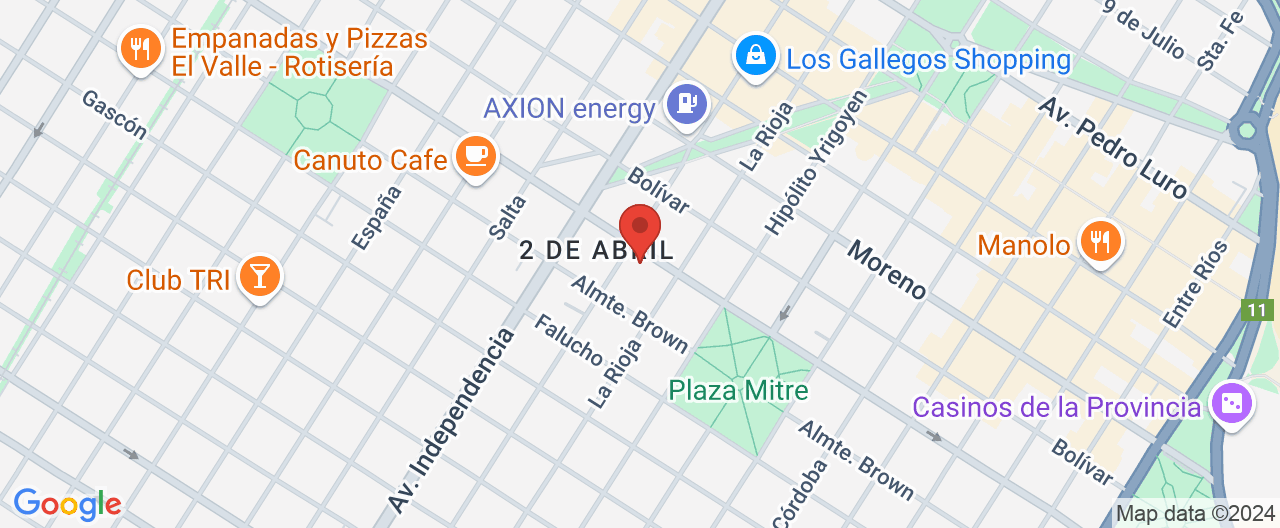 Mapa de la ubicación