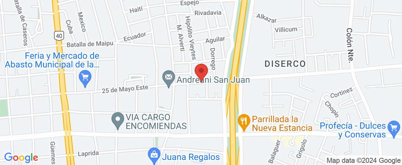 Mapa de la ubicación