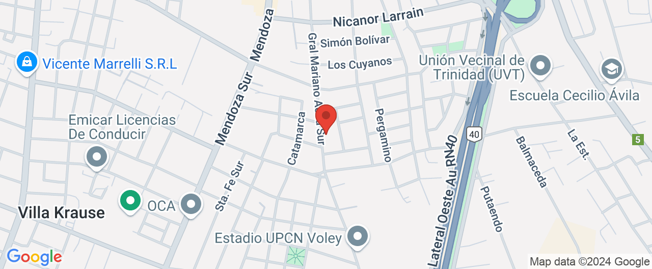 Mapa de la ubicación