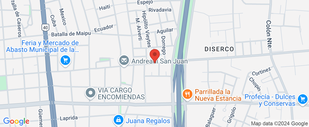 Mapa de la ubicación